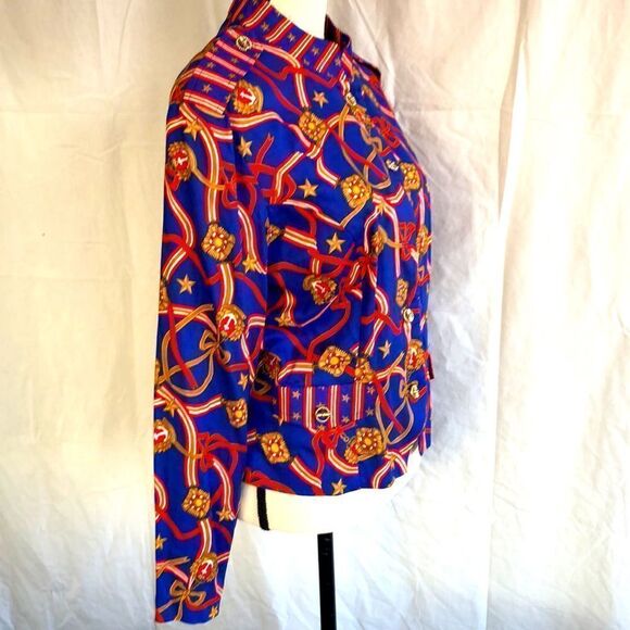 Vintage Ali Miles rayon blouse size 12 - Picture 4 of 12